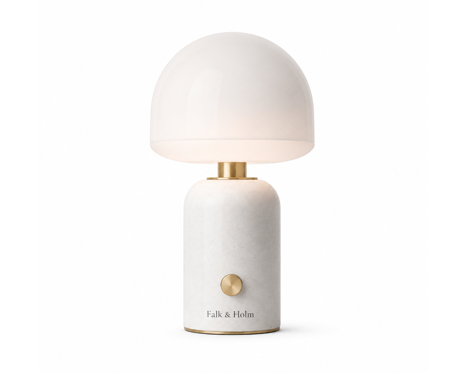 Lampe marbre & laiton